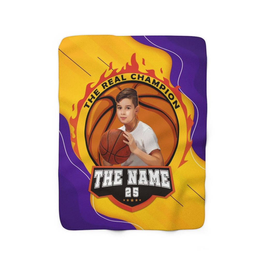 Custom Basketball Blanket