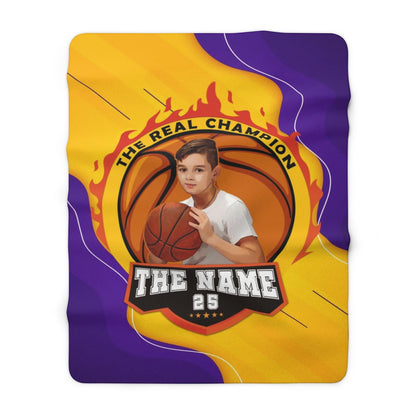 Custom Basketball Blanket